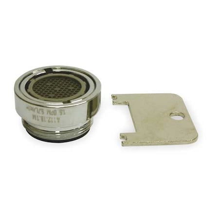 American Standard 1.5 gpm Outlet, 15/16" Thread Size, Polished Chrome, Brass M962393-0020A