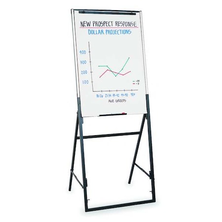 Quartet Dry Erase Board, Easel Mounted, 26"x35" 351900
