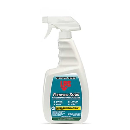 Lps Multi-Purpose Cleaner/Degreaser, 28 Oz Trigger Spray Bottle, Liquid, Greenish-Blue 02728