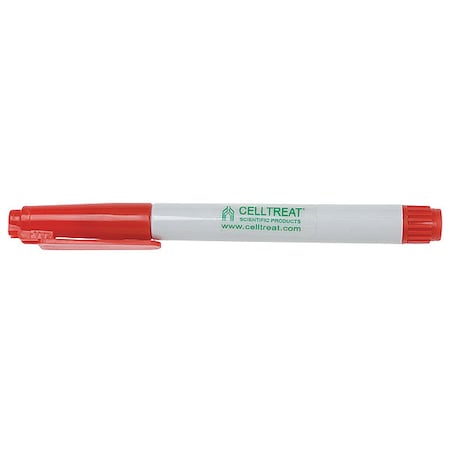Celltreat Tube Marker Porous Point, Red PK5 229408