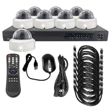 Lts CCTV Kit, All In One, 12VDC, 1 TB LTN0882K-8D