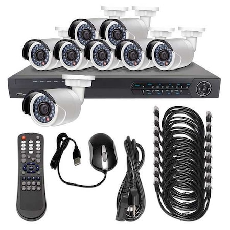 Lts CCTV Kit, All In One, 12VDC, 1 TB LTN0882K-8B