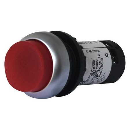Eaton Illuminated Push Button, 22mm, Red C22-DLH-R-K01-120