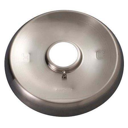 Brasscraft Shower Escutcheon, 0, Satin Nickel - PVD SWD0452