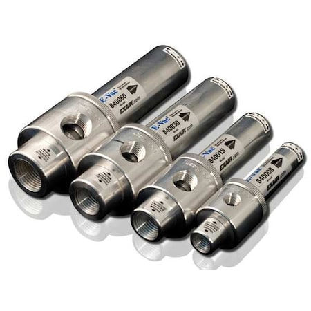 Exair Vacuum Ejector, 530Lpm, 3/8 in. (F)NPT 840015