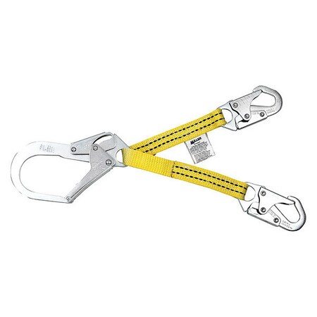 Miller Positioning Lanyard, 27", Silver T8221W-Z7/27INYL