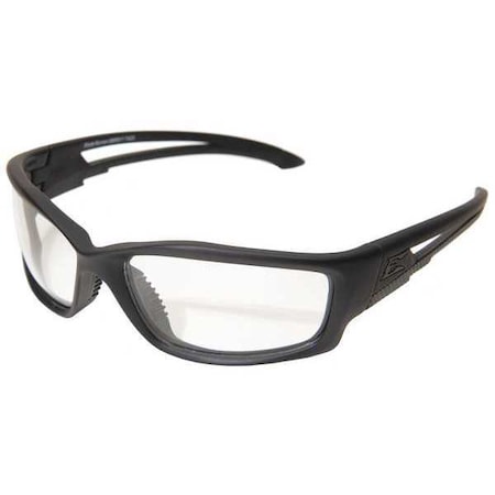 Edge Eyewear Blade Runner Vapor Shield, Safety Glasses, Anti-Scratch, Clear Lens, Black Frame, Full-Frame SBR611