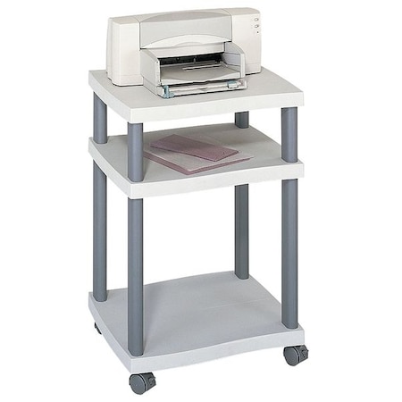 Safco Desk-Side Printer Stand, Light Gray 1860GR