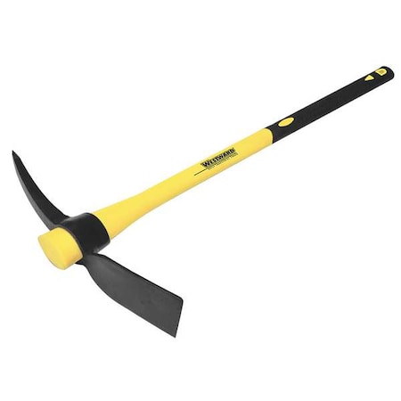 Westward 5 lb Pick Mattock, 4 in L Head, 36 in L Fiberglass Handle 20C885