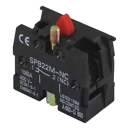 Dayton Contact Block, 10 A, NC 20C817