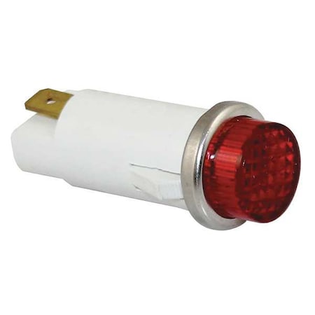 Zoro Select Raised Indicator Light, Red, 24V 20C846