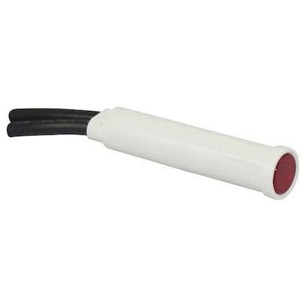 Zoro Select Miniature Indicator Light, Red, 120V 20C859