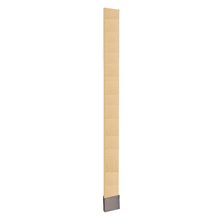 Asi Global Partitions 82" x 3" OHB Partition Pilaster, Polymer, Cream 40-90870353-9235