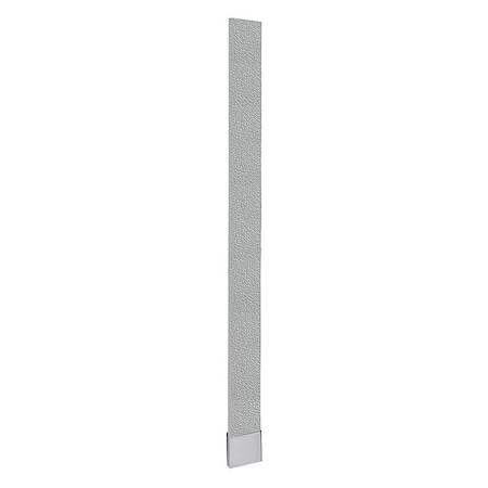 Asi Global Partitions 82" x 8" OHB Partition Pilaster, Polymer, Gray 40-90870853-9200