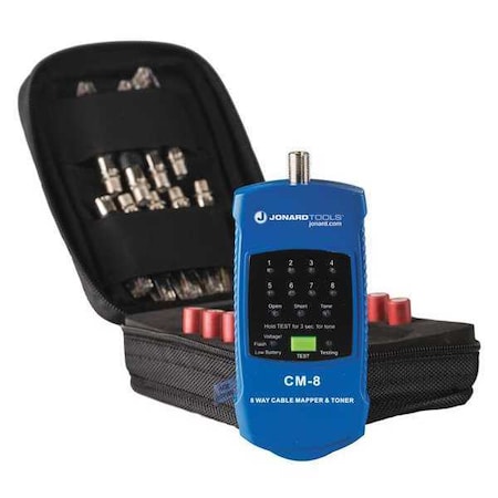 Jonard Tools Cable Mapper/Toner, For Use W/Coax Cables CM-17