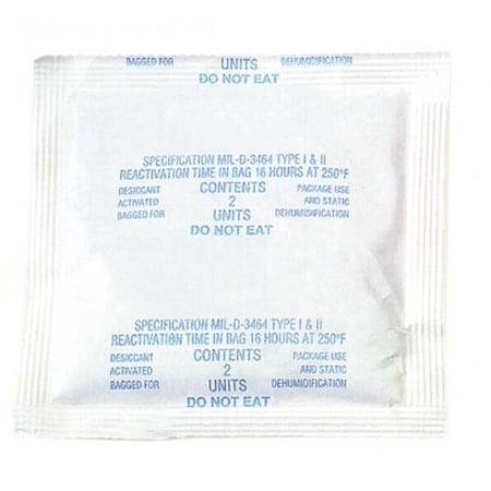 Scs Desiccant, 1/2 Unit Plastic Pouch, PK550 1/2PLDES550