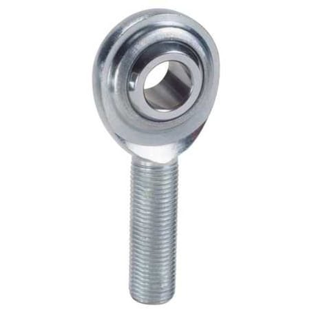 Qa1 Spherical Rod End, Male Plain, 1/2 in Bore Dia, Right Hand Thread, Carbon Steel CMR8