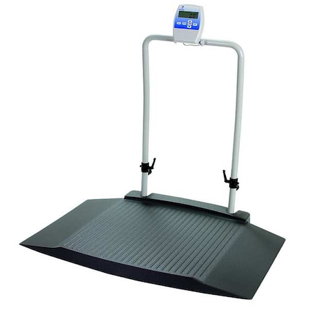 Doran LCD Wheelchair Scale, 360kg/800 lb. Cap., 0.1kg/0.2 lb. Graduations DS8030