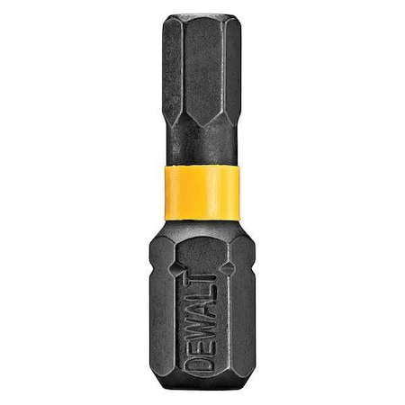 Dewalt Insert Bit, 1/4In, Hex, 1/4In, 1In, PK50 DWA1HX14IRB