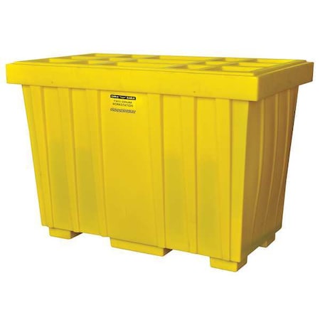 Eagle Mfg Spill Kit, 220 gal Volume Absorbed per Kit, 220 gal Capacity, Box, Yellow 1625K