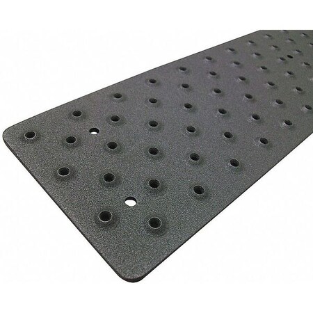 Handi Ramp Stair Tread Cover Aluminum Black, 48 in W x 3/32 in Thick NST103748BK0