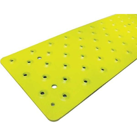 Handi Ramp Stair Tread Cover Aluminum Yellow, 48 in W x 1/4 in Thick NST103748YL0