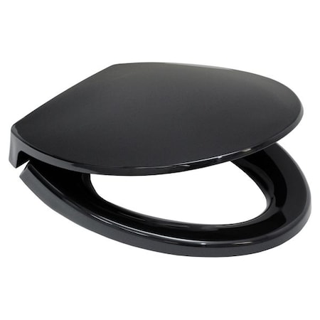 Toto Toilet Seat With Cover, Soft Close Hinge, Elongated, Black SS114#51