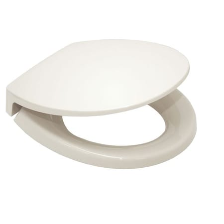 Toto Toilet Seat With Cover, Polypropylene, Round, White SS113#11
