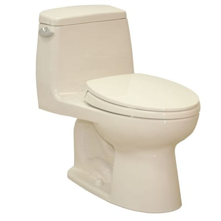 Toto Tank Toilet, 1.6 gpf, Power Gravity, Floor Mount, Elongated, Bone MS854114#03