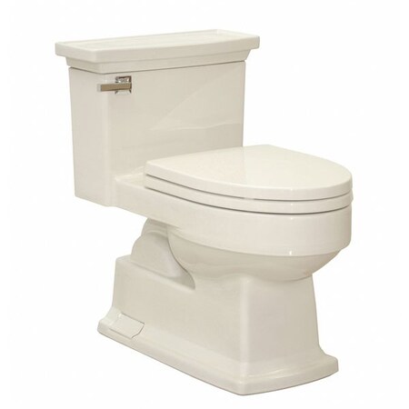 Toto Tank Toilet, 1.6 gpf, Gravity Fed Single Flush, Floor Mount, Elongated, Bone MS934214SF#03