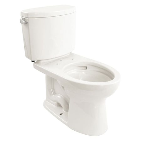 Toto Tank Toilet, 1.0 gpf, Tornado, Floor Mount, Elongated, Cotton CST454CUFG#01
