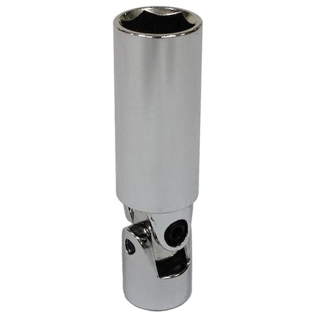 Westward WESTWARD 3/8 in Drive, SAE Socket, 6 Points, Spark Plug 13/16 in 20HW60