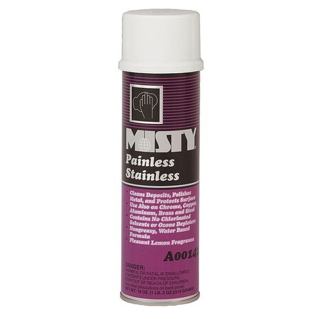Misty Cleaner, Size 20 oz., Lemon, PK12 1001557
