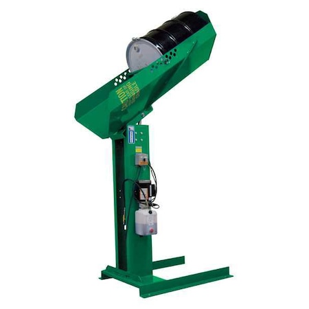 Valley Craft Drum Dumper, Portable, 1500 lb., 55 gal. F80158A8