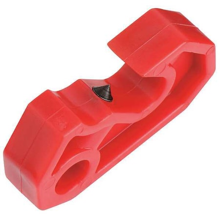 Master Lock ISO-DIN Univ Lockout Device, Plastic, Red S2393