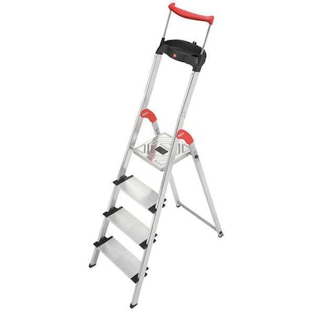 Hailo 4 ft. 7" Aluminum 330 lb. Platform Stepladder 8030-427
