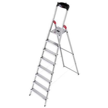 Hailo 7 ft. 9" Aluminum 330 lb. Platform Stepladder, Type Not Rated 8030-827
