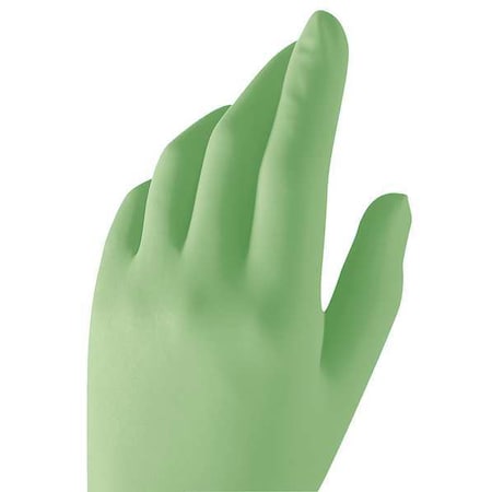 Gammex Disposable Gloves, 9.00 to 9.99 mil Palm, Polyisoprene, Powder-Free, XS ( 6 1/2), 1 PR, Green 100717