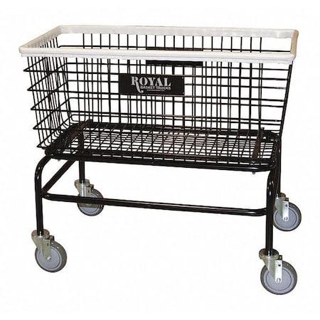 Royal Basket Trucks Laundry Hamper Cart, Black, 500 lb. G33-BKX-W0A-5UNN