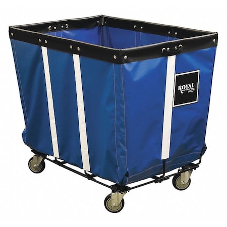 Royal Basket Trucks Bskt Truck, 600lb, Blue, Vinyl, Steel, Rubber G16-BBW-PWA-3UNT