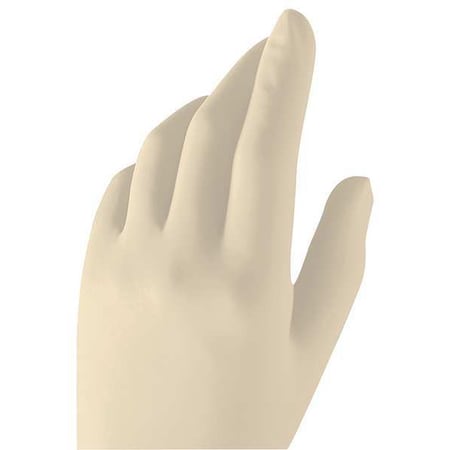 Gammex Disposable Gloves, 6.00 to 6.99 mil Palm, Neoprene, Powder-Free, S (7), 1 PR, White 113668