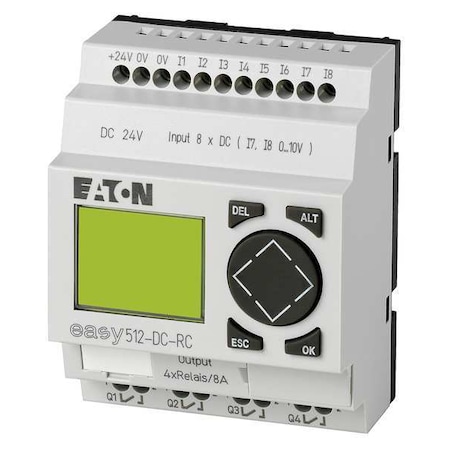 Eaton Programmable Relay, 24V EASY512-DC-RC