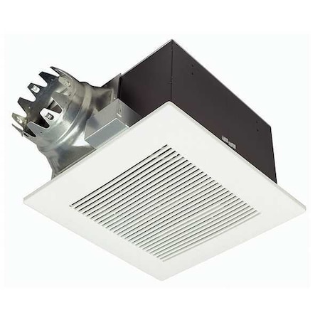 Panasonic Ceiling Bathroom Fan, 290 cfm cfm, 6 in Duct Dia., 120V AC, Without Light FV-30VQ3