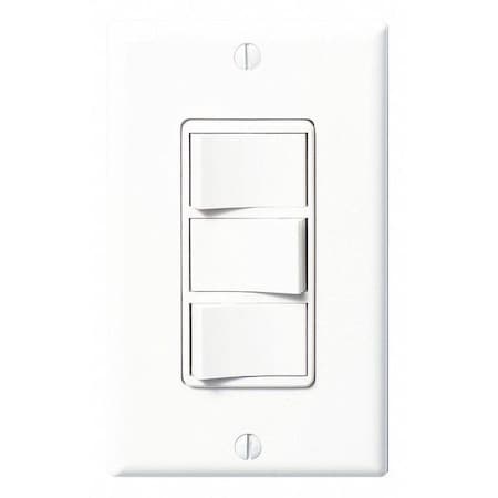 Panasonic Switch, 4-Function, White, 120V FV-WCSW41-W
