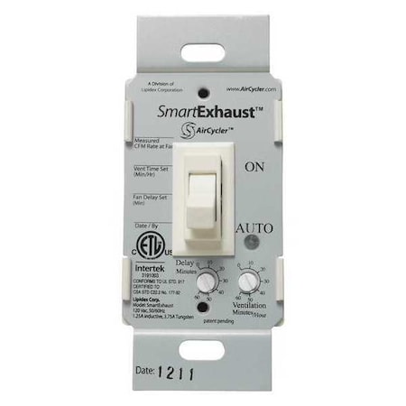 Panasonic Timer, Delay Timer, White, 120V FV-WCPT1-W