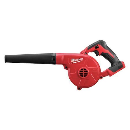 MILWAUKEE TOOL M18 Compact Handheld Blower Bare Tool, 18V, 100 cfm Max. Air Flow, 160 mph Max. Air Speed 0884-20