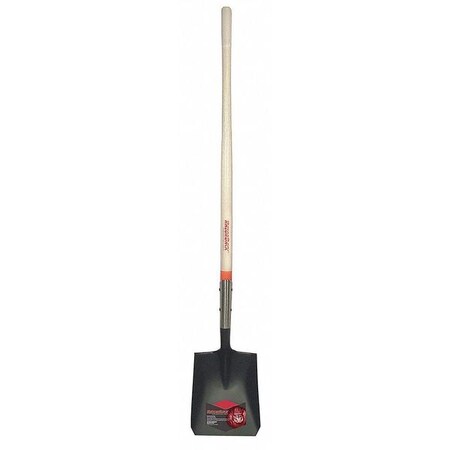 Razor-Back 14 Shovel, Steel Blade, 48" L Natural Wood Handle 44101