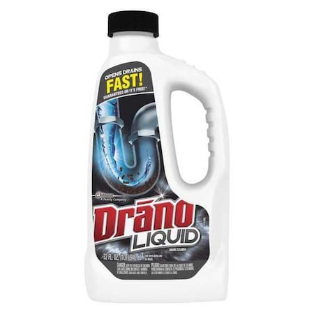 Drano Liquid Clog Remover, Bleach, PK12 318593