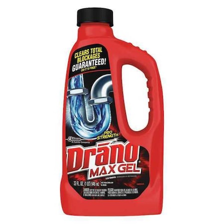 Drano Gel Clog Remover, Size 32 oz., PK12 335710