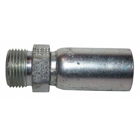Kurt Crimp Fitting, Straight, 3/8" ID, ORS MF-06-08